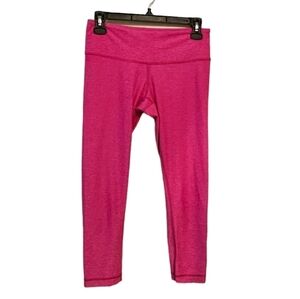 Lululemon Athletic 3/4 Leggings Pink Size 6